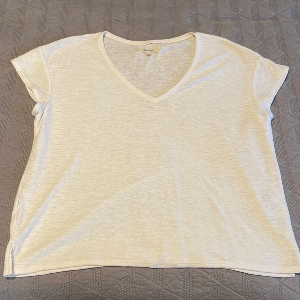 Madewell white shirt